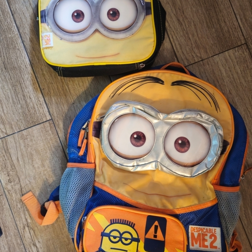 Minions Backpack & Lunchbox